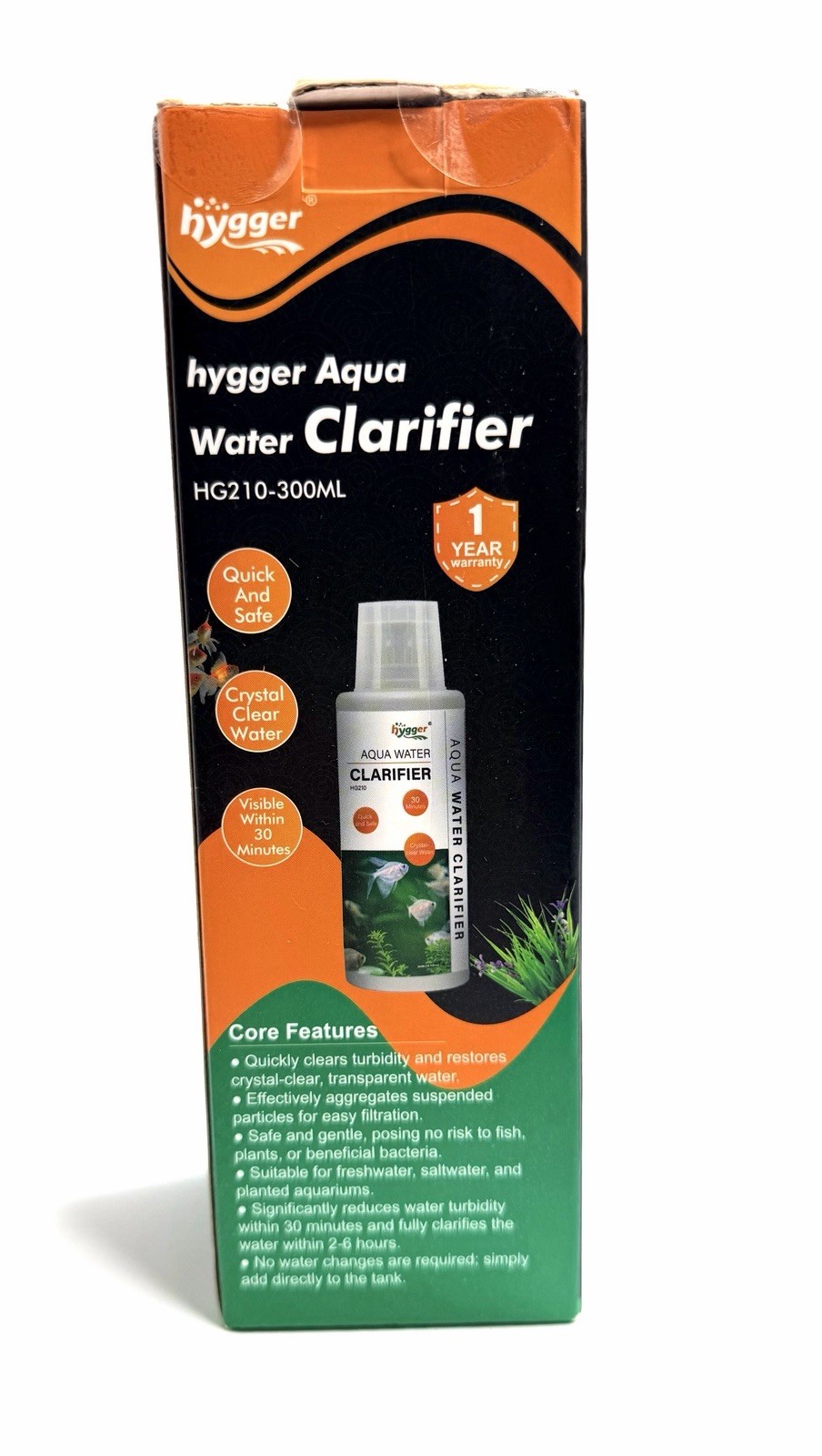hygger Aqua Water Clarifier HG210-300ML Aquarium Fish Tank Crystal Clear Water