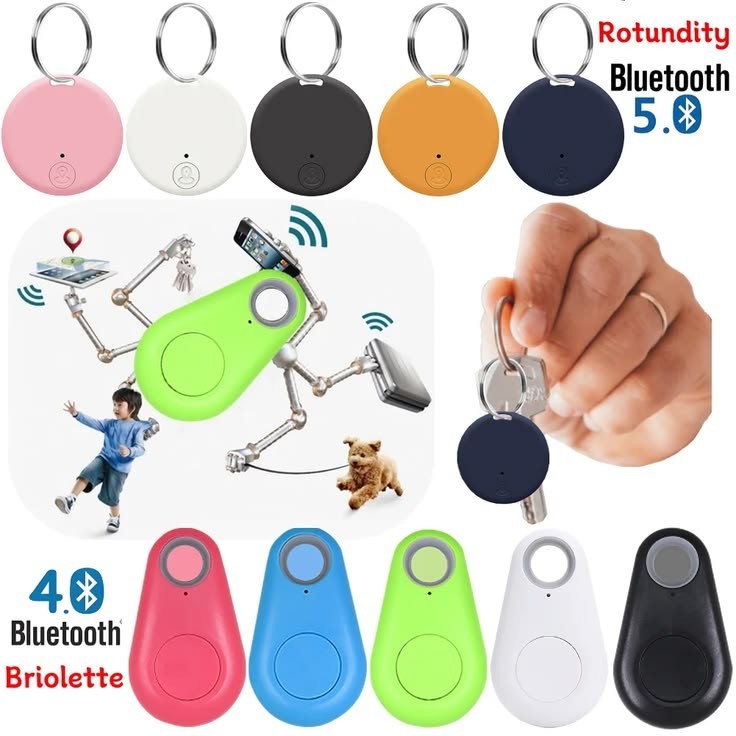 Mini Bluetooth Smart Tracker Key Finder for Keys, Wallet & Pets