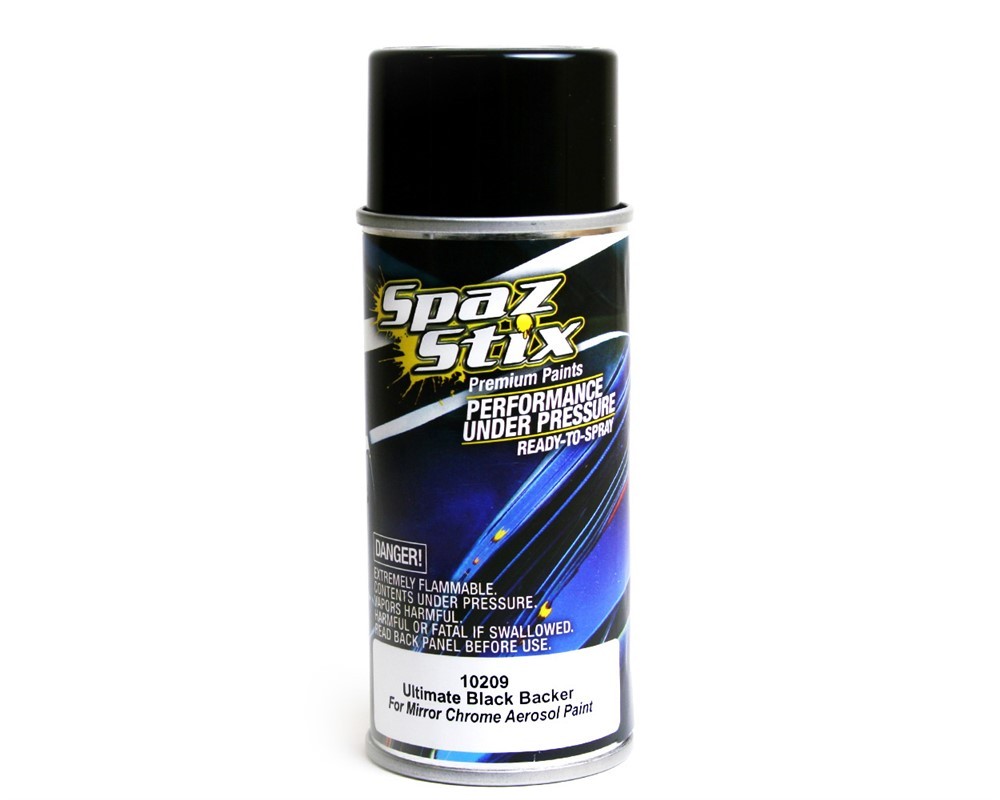 Spaz Stix Ultimate Black Backer for Mirror Chrome Aerosol (3.5oz)  - SZX10209