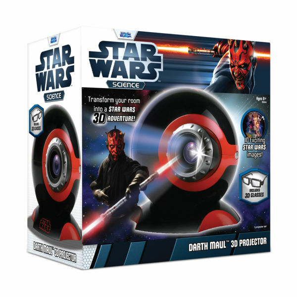 STAR WARS DARTH MAUL 3D PROJECTOR INCLUDES 3D GLASSES NEW IN BOX