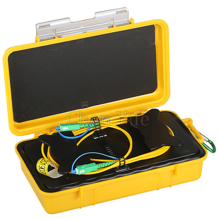 Fiber Cable Test OTDR Launch Cable Box 1000M SM SC/APC OTDR Dead Zone Eliminator