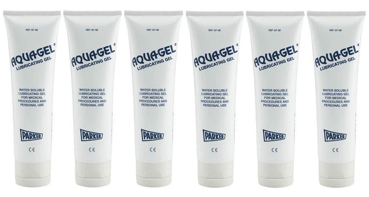 Parker Labs 57-05 Aquagel Lubricating Gel Tube 5 oz (Pack of 6)