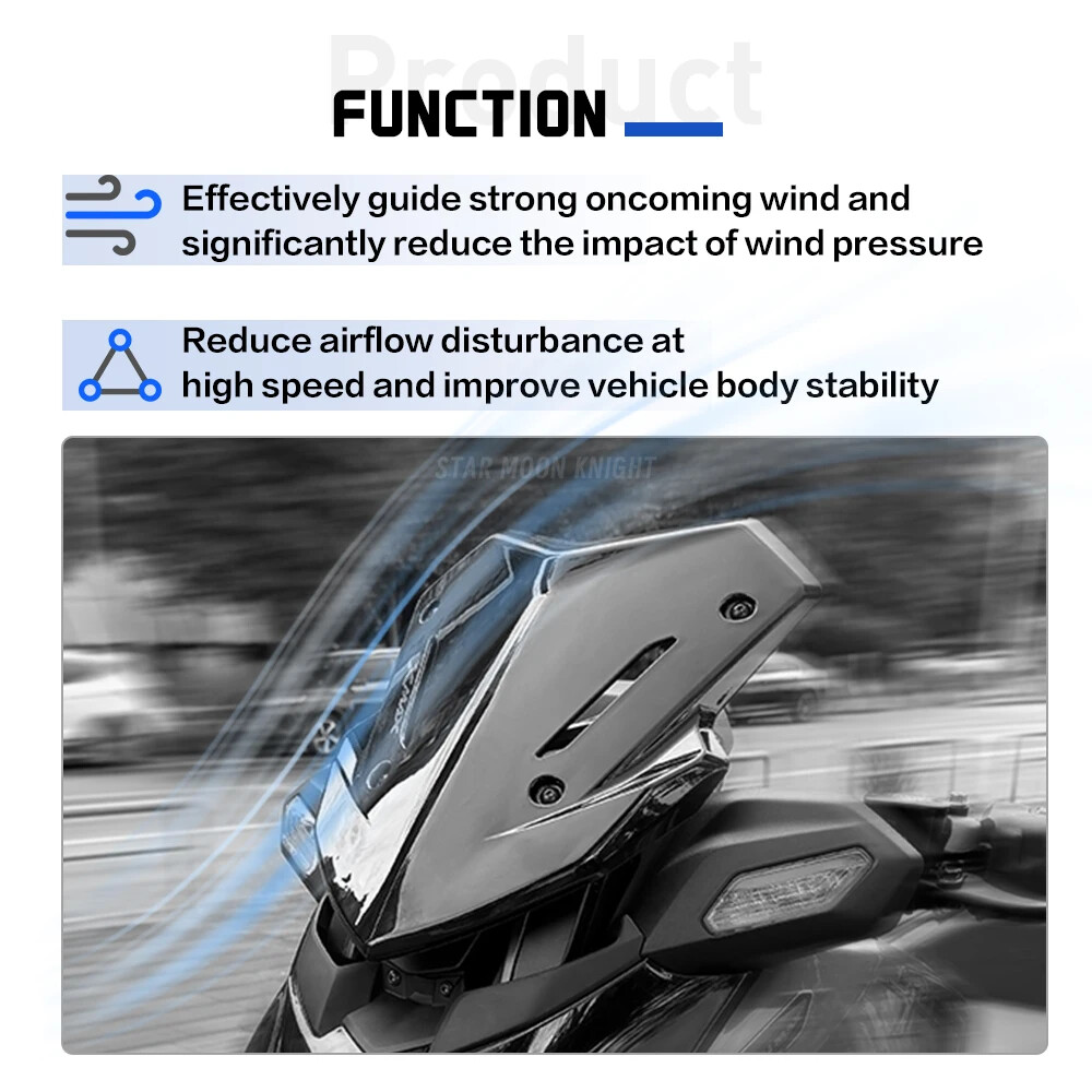 Front Windshield Deflector Windscreen For Yamaha XMAX300 XMAX 300 Tech MAX+ 2025