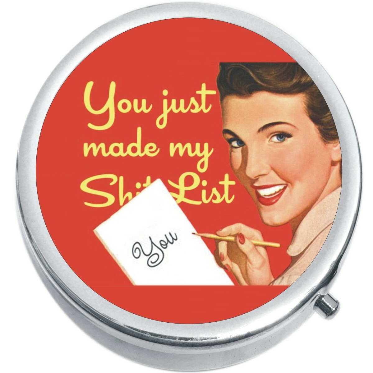 Made My S List Medicine Vitamin Compact Pill Box