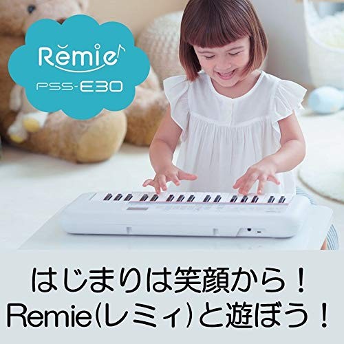 Yamaha PSS-E30 Remie 37 Mini Keys Electronic Keyboard White Auto Accompaniment