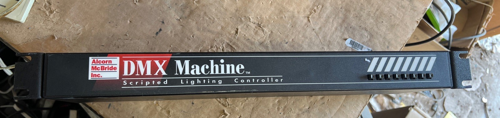 Alcorn McBride DMX Machine Scripted Lighting Controller with a DMX-512 Output