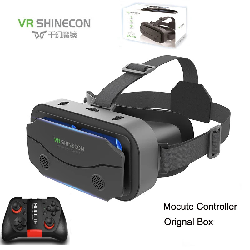 SHINECON 3D Helmet VR Glasses 3D Glasses Virtual Reality Glasses VR Headset For