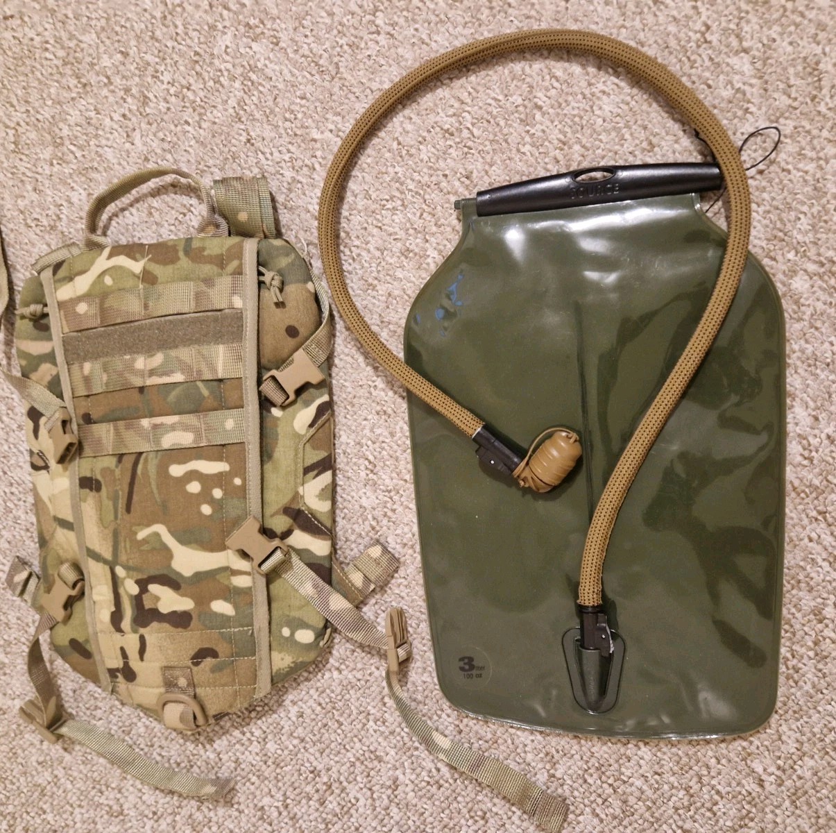 Virtus MTP Rider 3 L Hydration pouch & bladder  Camelbak Army British Military