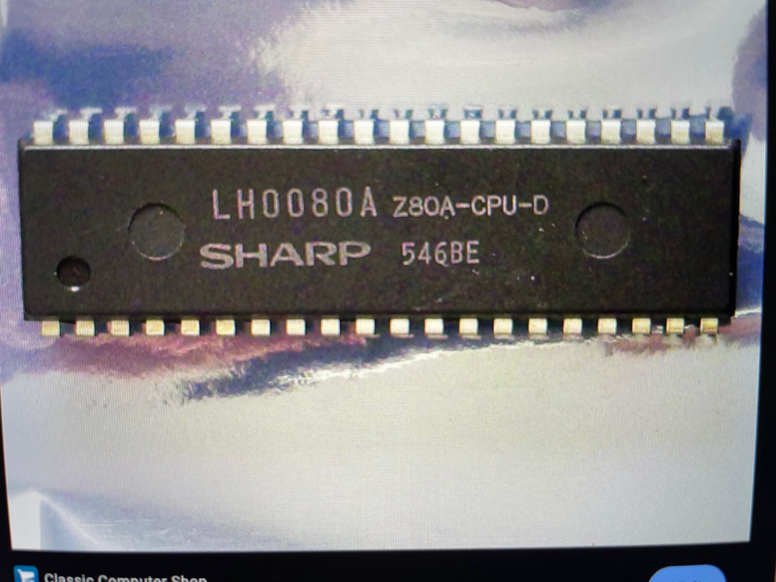 2 x SHARP LH0080A Z80A-CPU Z80A CPU DIP40 Z80 CPU chip IC