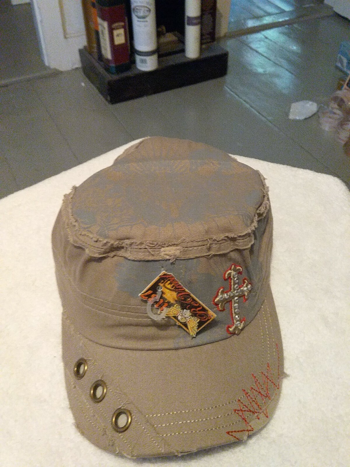 A Brand New Distressed One Size Fits All Hat