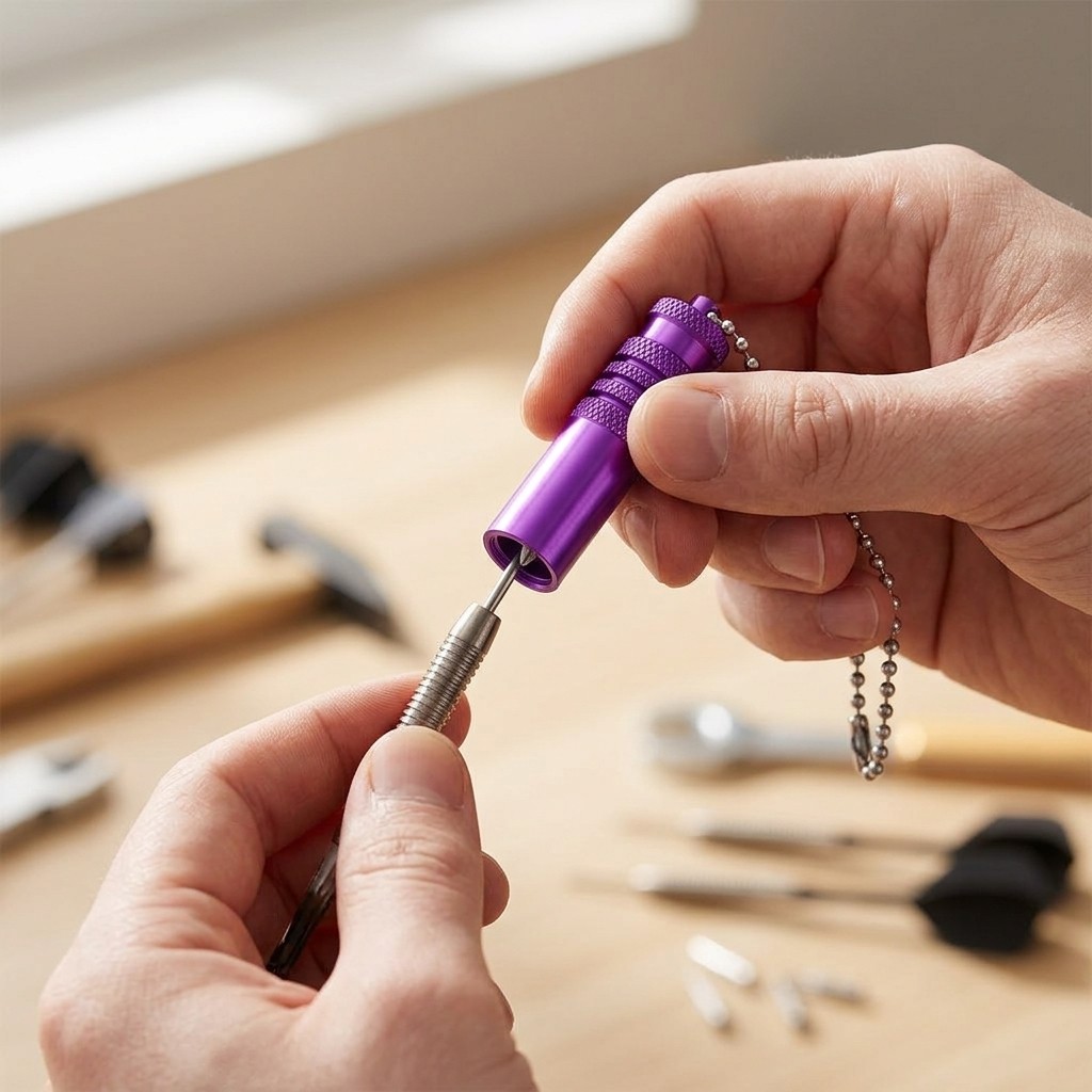 Metal Shaft Remover, Portable Repair Tool Keychain