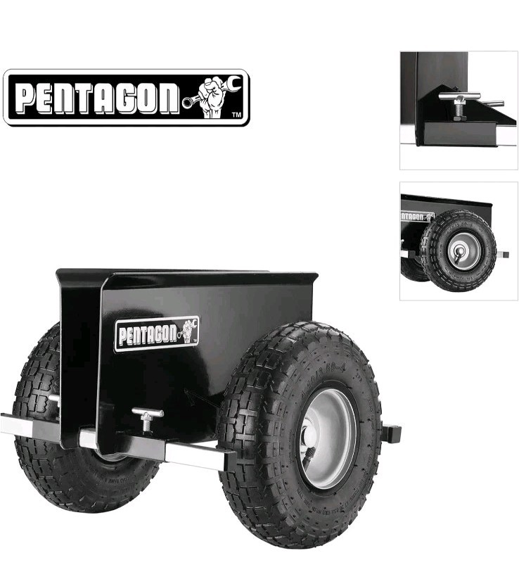 Drywall Cart - Lumber, Wood Paneling, and Plywood Carrier Holds up to 600Lbs - D