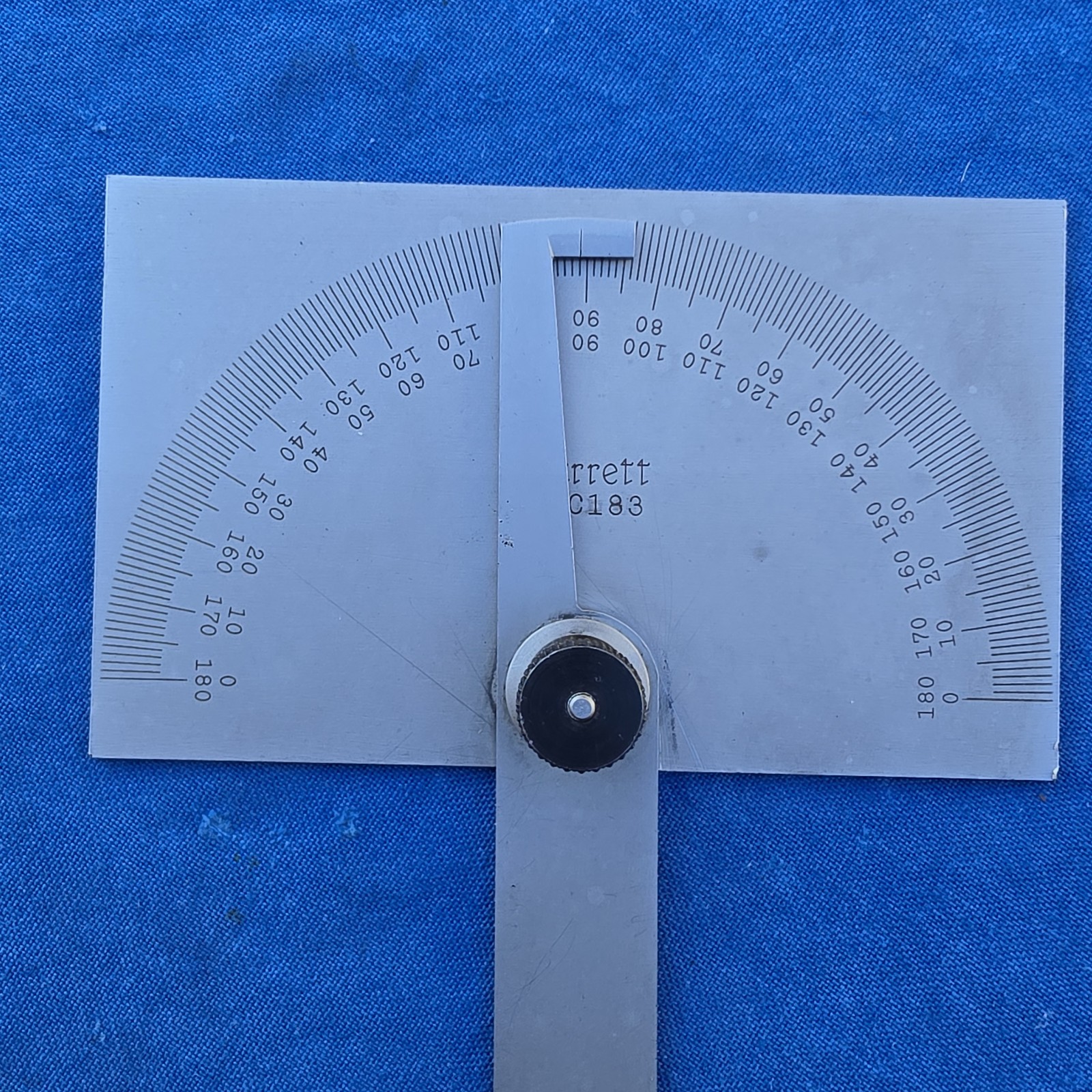 Starrett C183 Steel Protractor  6in Blade