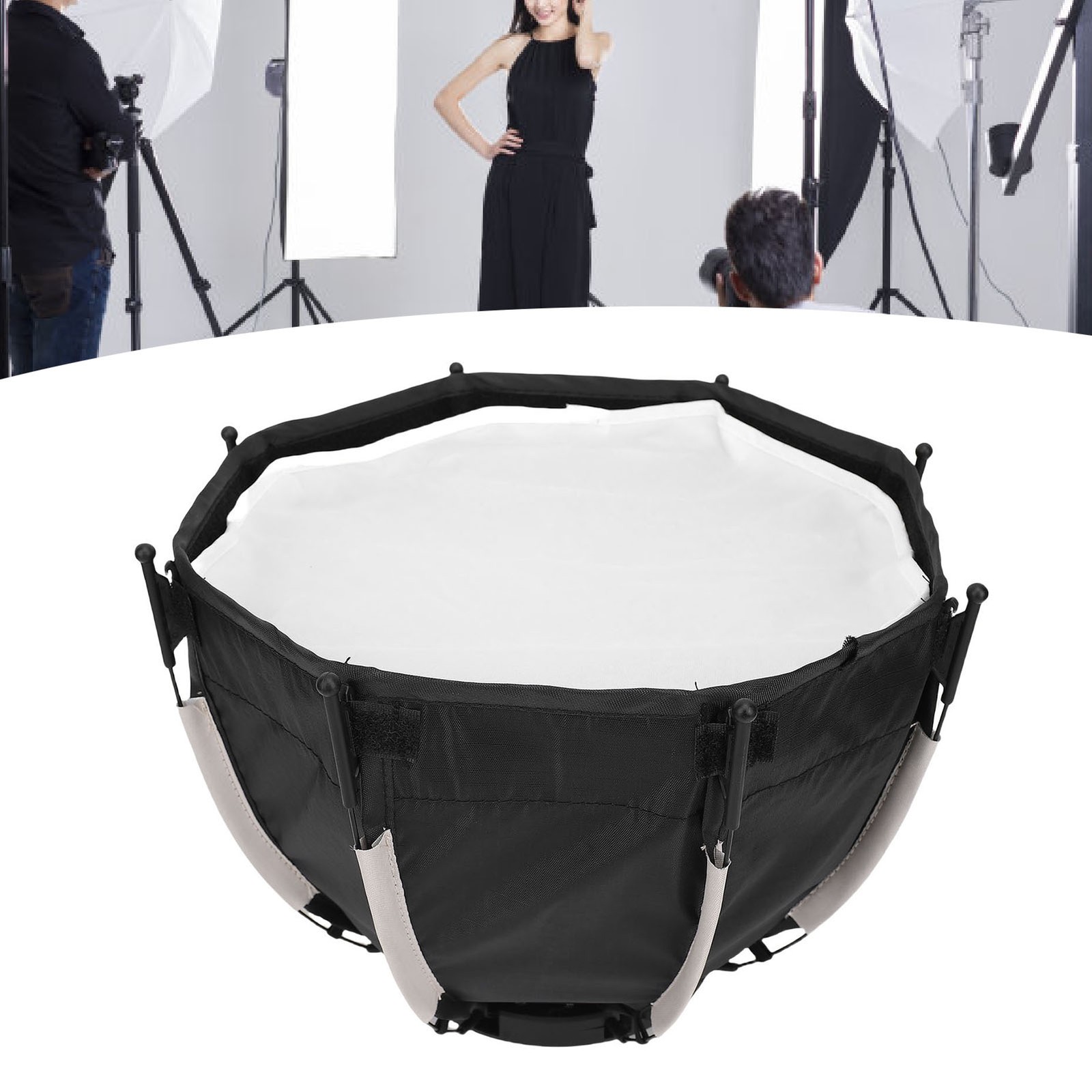 Portable Octagonal Softbox With Grid For Mount Fill Light XFIQ
