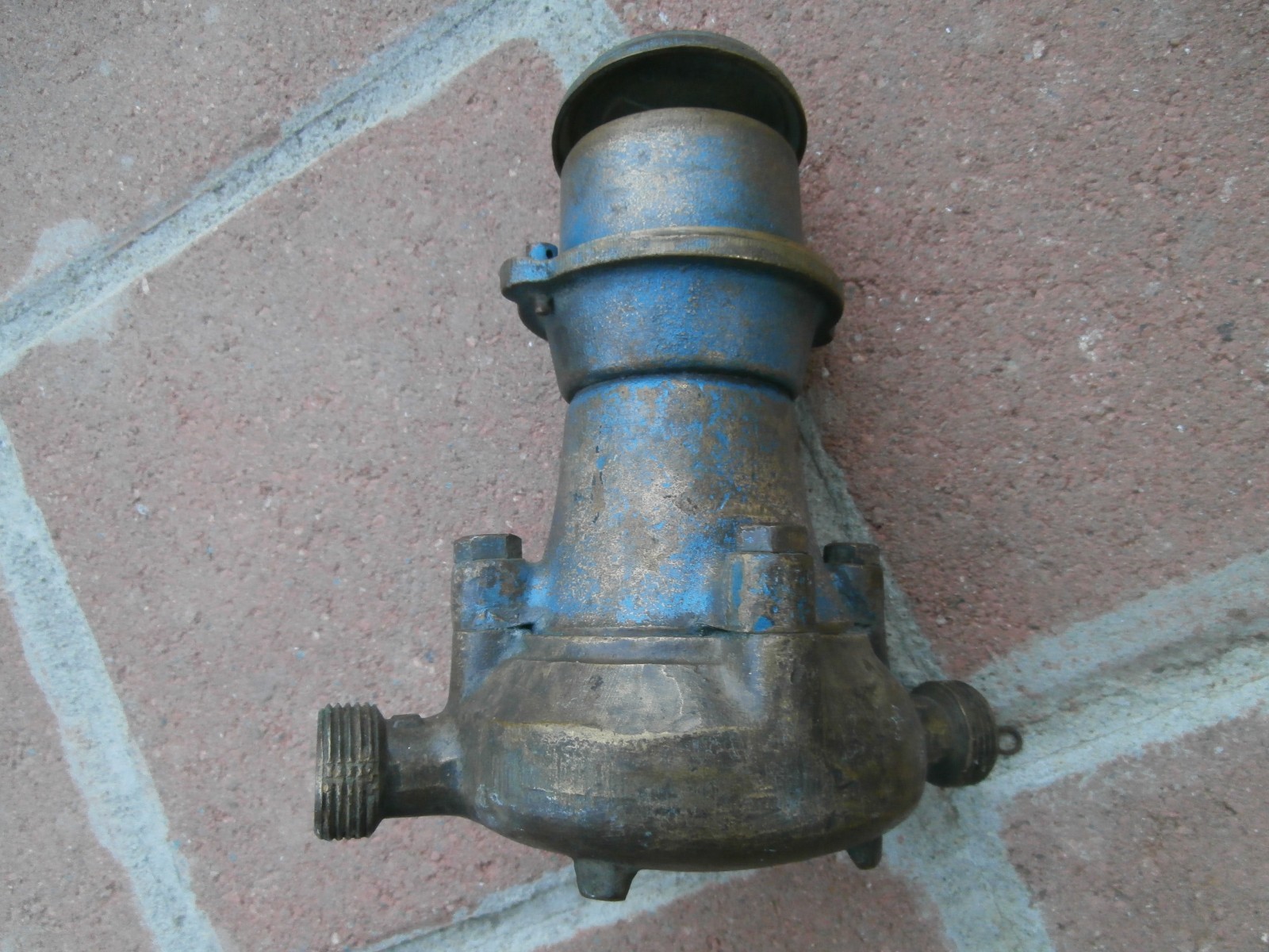 Rare Vintage Brass Water Meter - Neptune Trident, circa 1936 - 5/8-inch USA