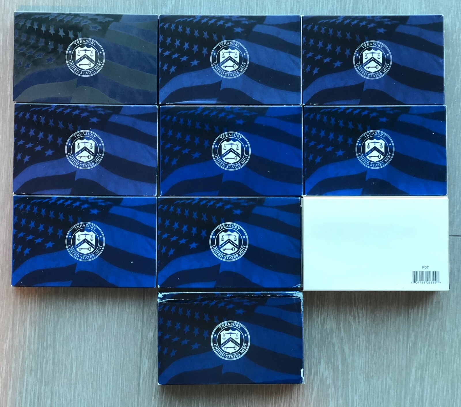 1999-2008 'S' Clad Proof Sets - Coins + Original Boxes & COAs