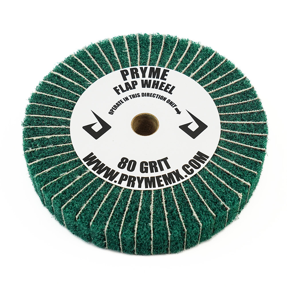 80 Grit 6" Flap Wheel | Abrasive Sanding Polishing Drum Buffing Bench Grinder