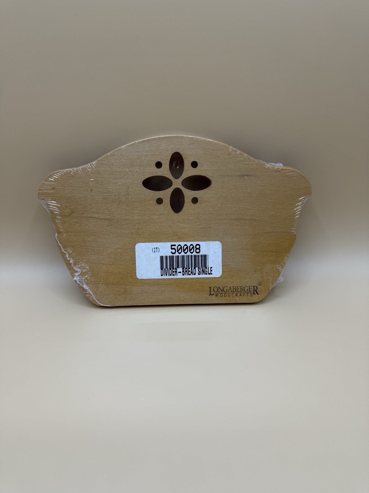 NEW Longaberger Woodcrafts Bread Basket Single Wood Divider #50008