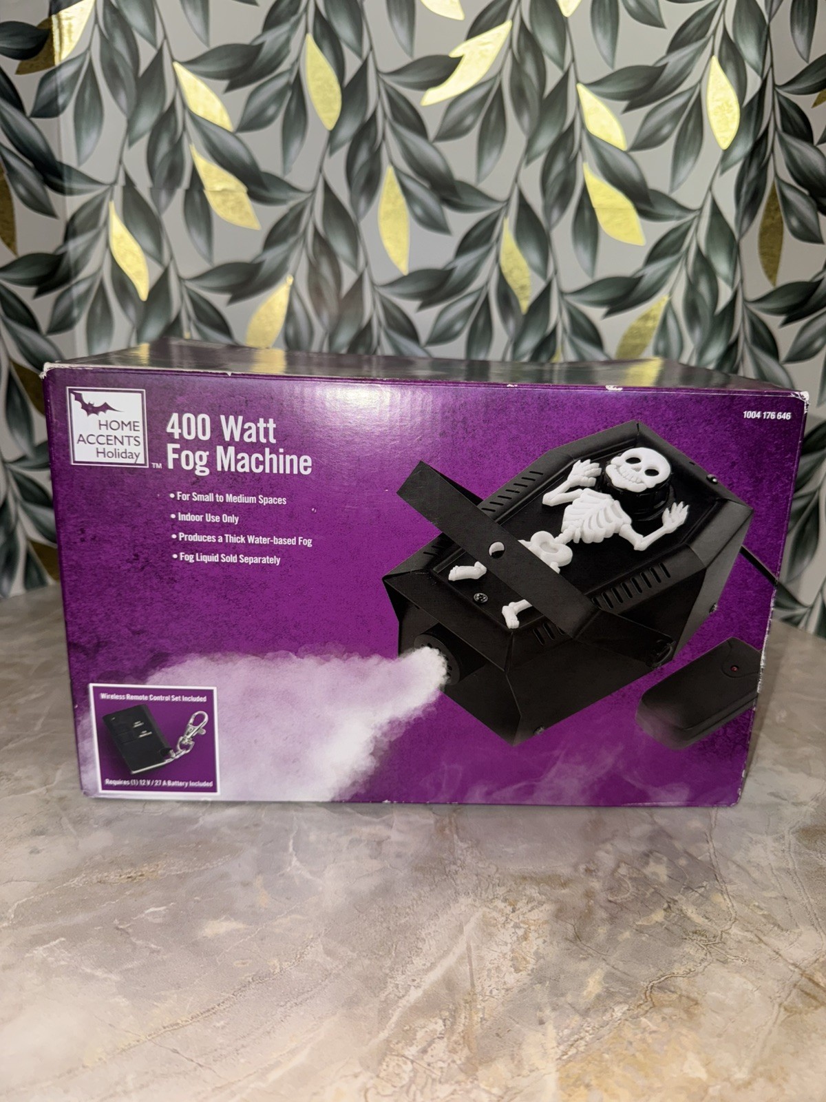 Home Accents Halloween Ground Fogger 400-Watt Fog Machine w/ Remote New in Box