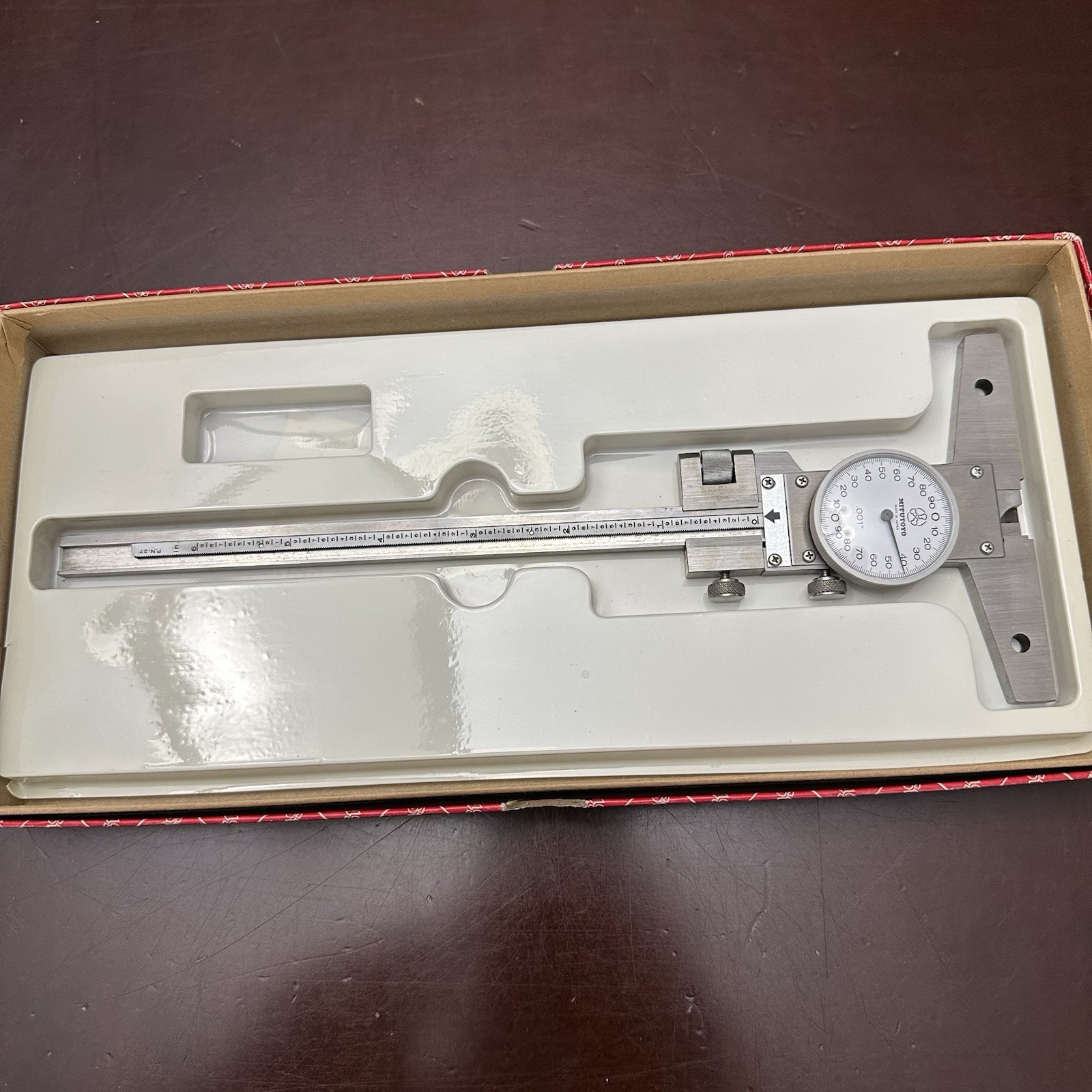 Mitutoyo PN 27 Stainless Steel 0"-6" Range Dial Depth Gage Caliper 527-311-50