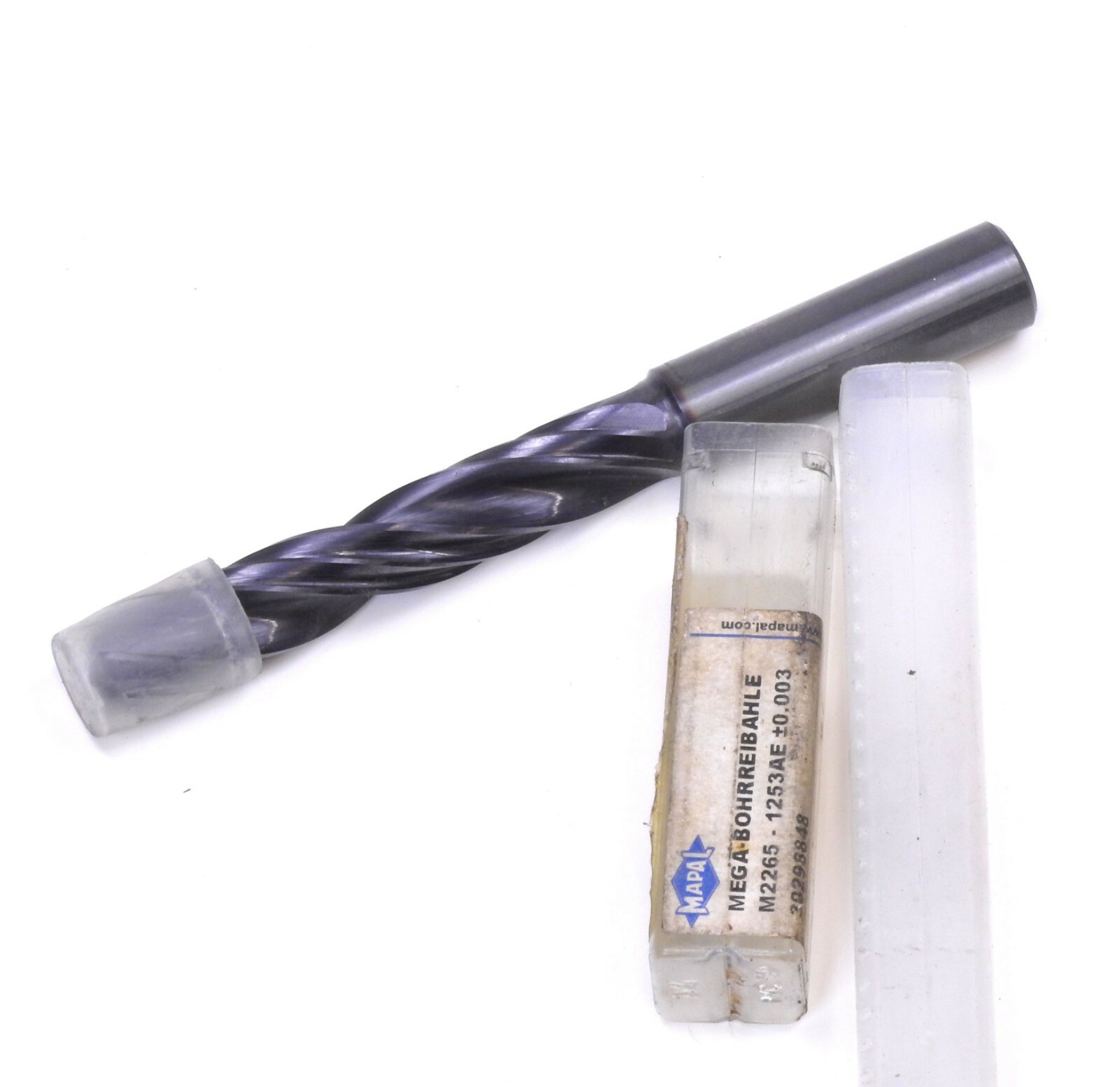 Mapal solid carbide Mega-Drill-Reamer 12.53mm M2265 Coolant Fed 144mm Long