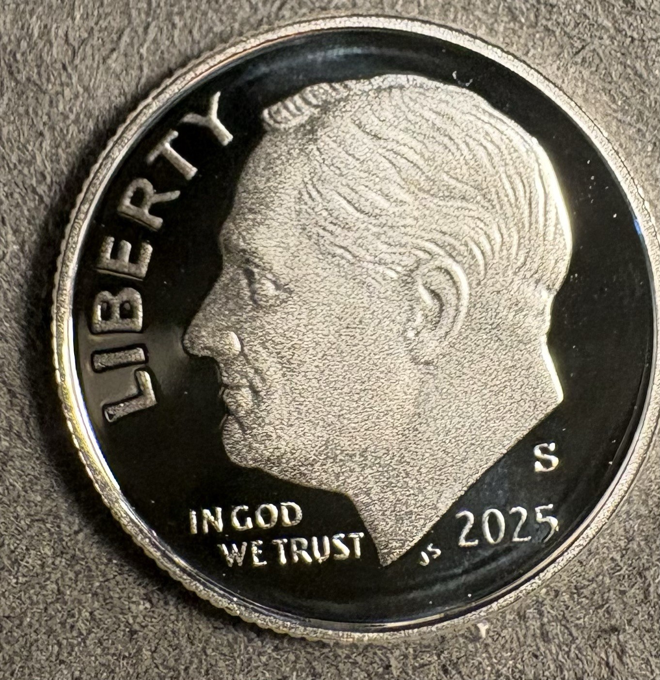 2025 S Silver PROOF Roosevelt Dime 99.9% Silver 999 Fine 10c