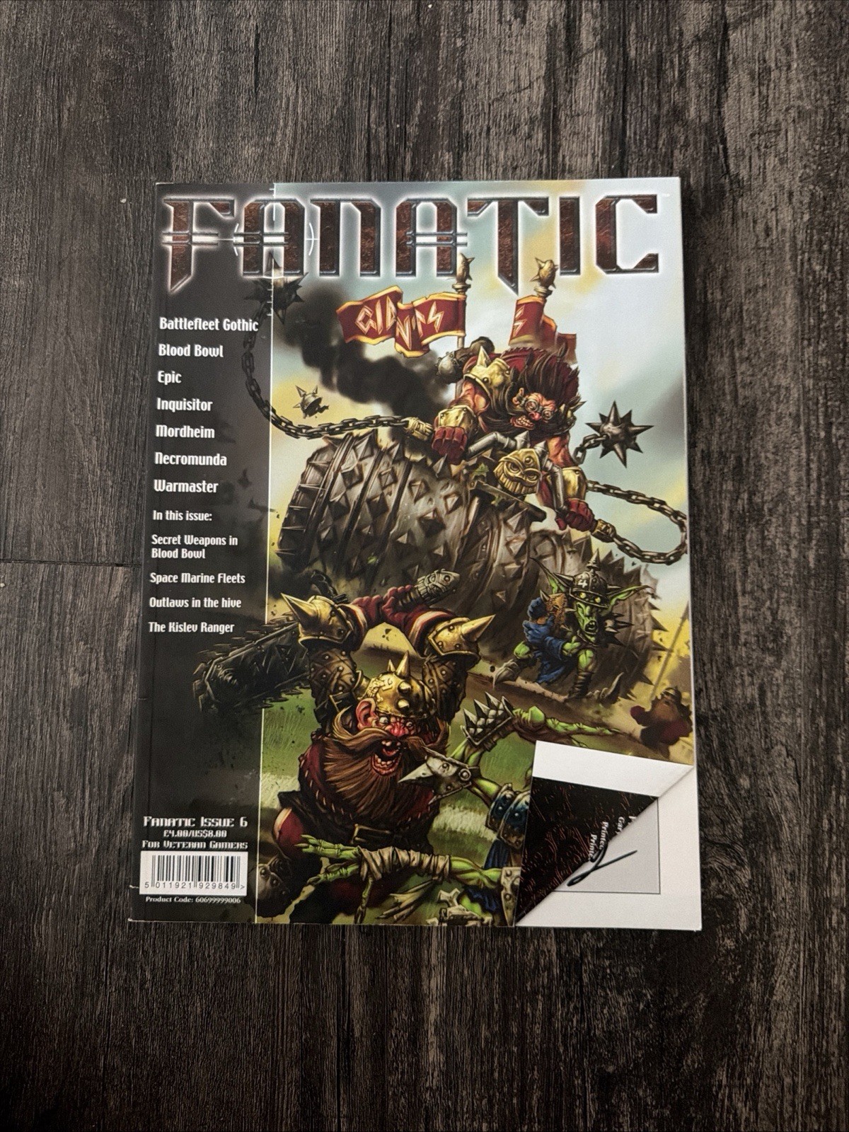 Warhammer Games Workshop Fanatic Magazine Issue 06 Mordheim Battlefleet