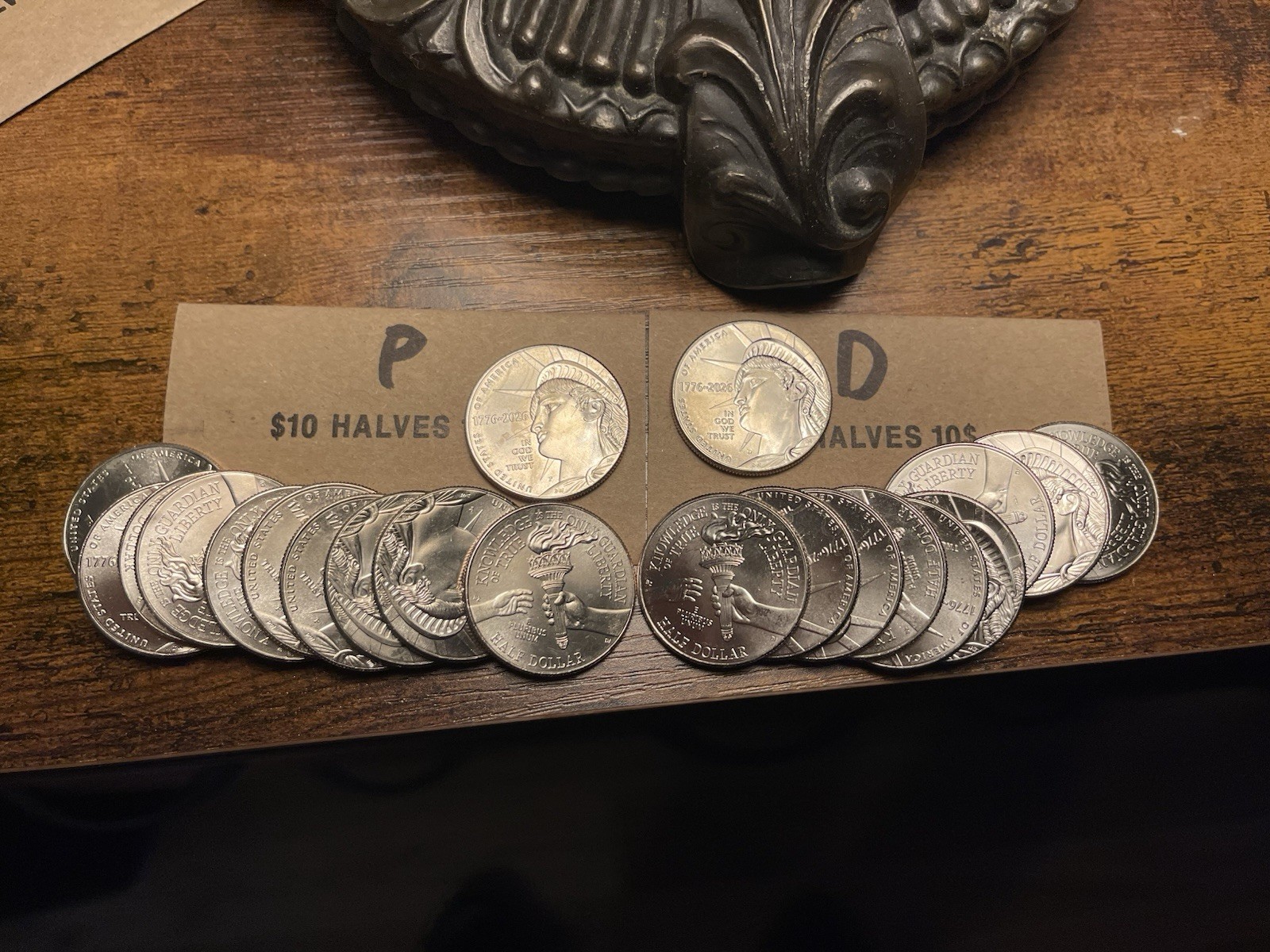 🪙40 Half Dollars / 20-2026-D And 20 2026-P SemiQ Enduring Liberty Half Dollars