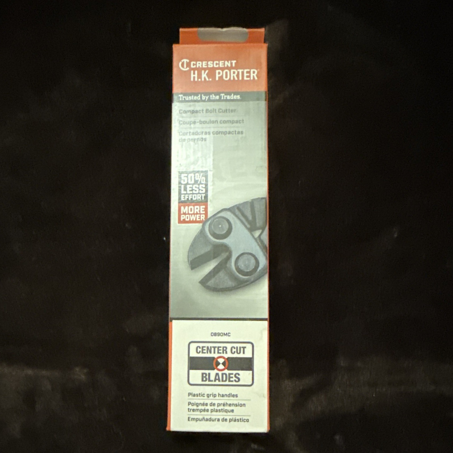 Crescent H.K. Porter 0890MC Compact Center Cut Steel Blade Bolt Cutter Red/Black