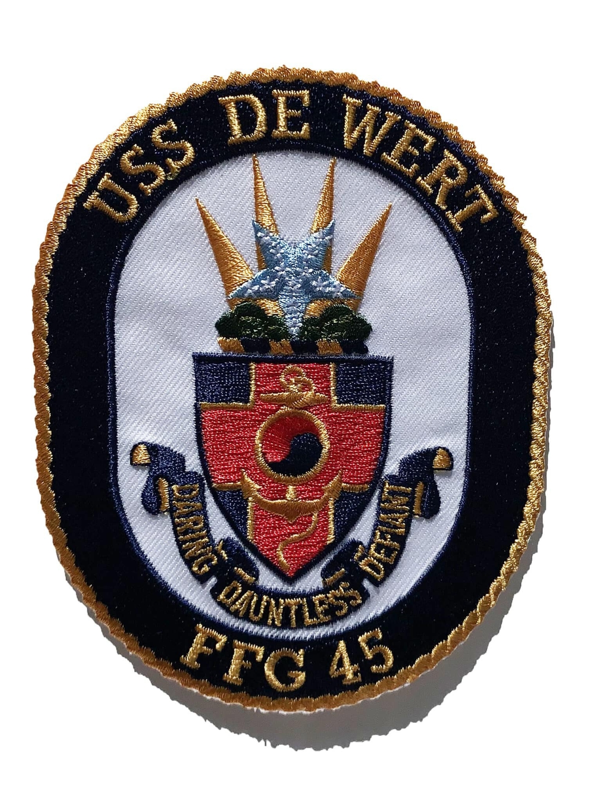 USS DE WERT FFG-45 Patch – Sew On