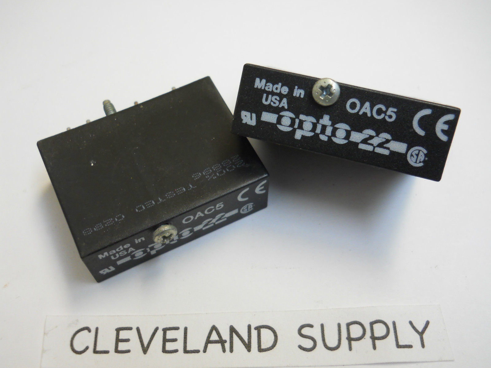OPTO 22 OAC5 RELAY MODULES (SET OF 2) NEW CONDITION NO BOX