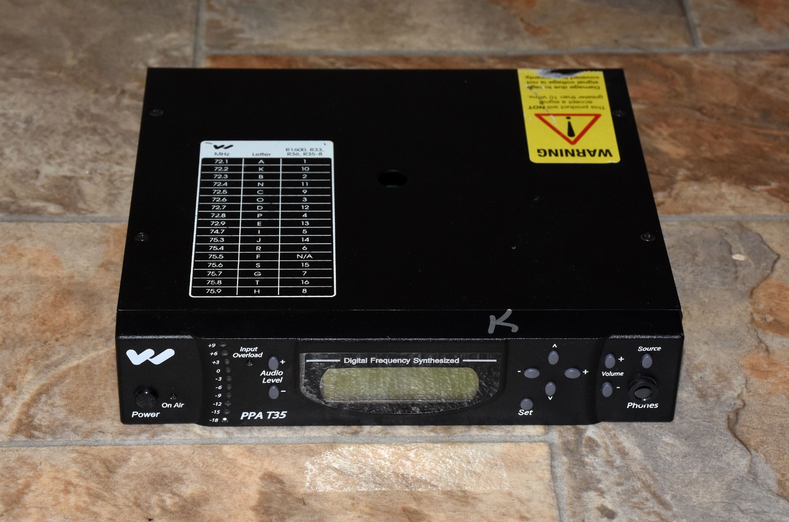 Williams Sound PPA T35 Personal PA Transmitter - No AC Adapter / Antenna