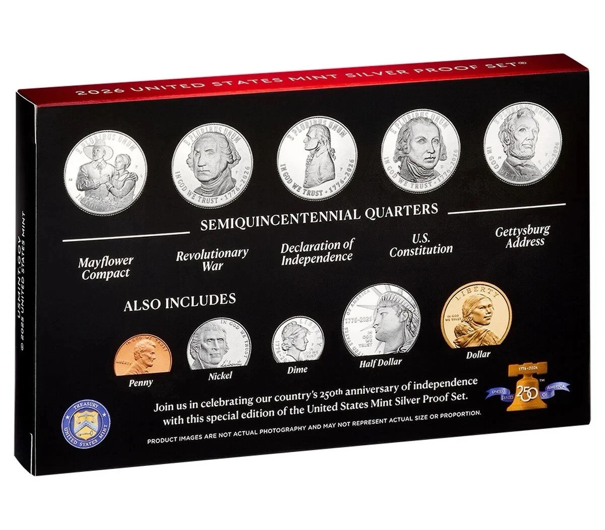 2026 U.S. Mint Semiquincentennial Silver Proof Set *NEW IN HAND*