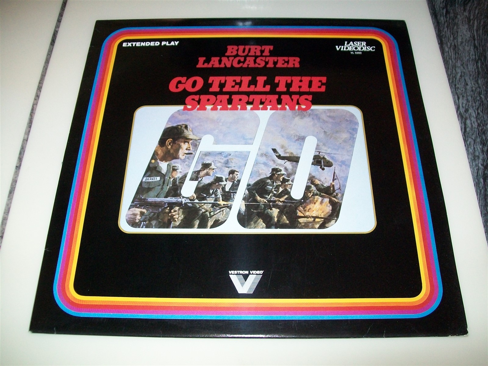 GO TELL THE SPARTANS Laserdisc LD EXCELLENT BURT LANCASTER STARS GREAT FILM!