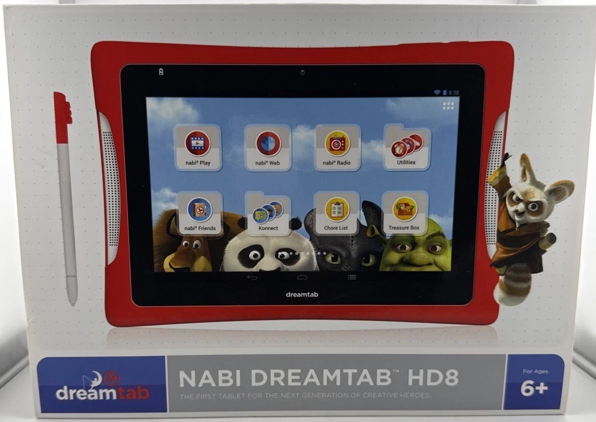 Nabi DreamTab HD8 Kids Tablet 8” Android WiFi - For Parts