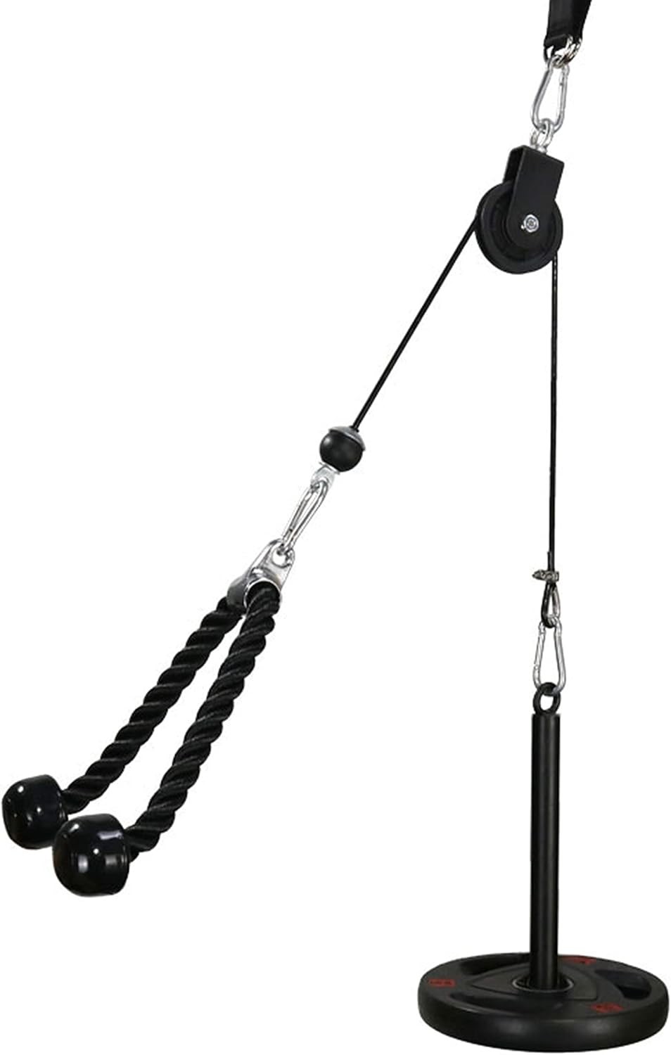 LAT Pull Down and Lift Weight Pulley System Cable Machine Pulley Attachment f...