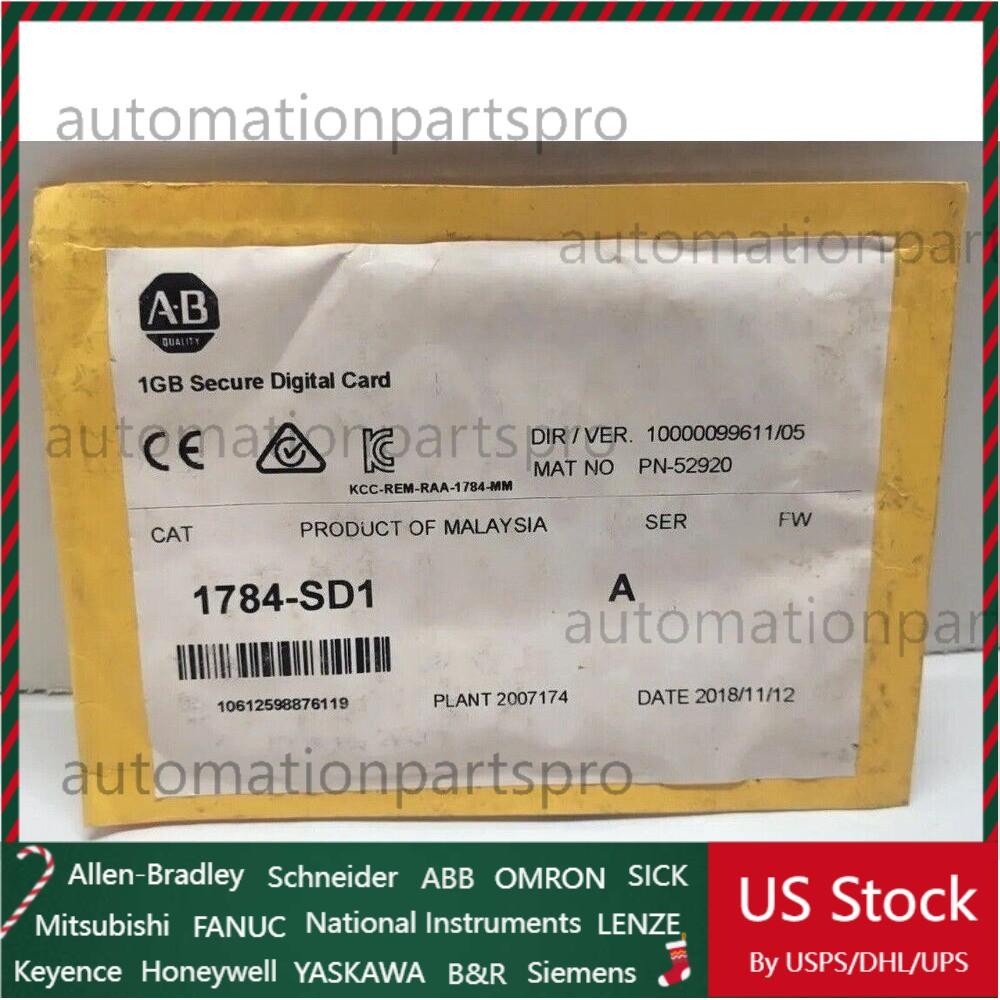 NEW Allen-Bradley 1784-SD1 Secure Digital Card 1784SD1 FREE SHIP