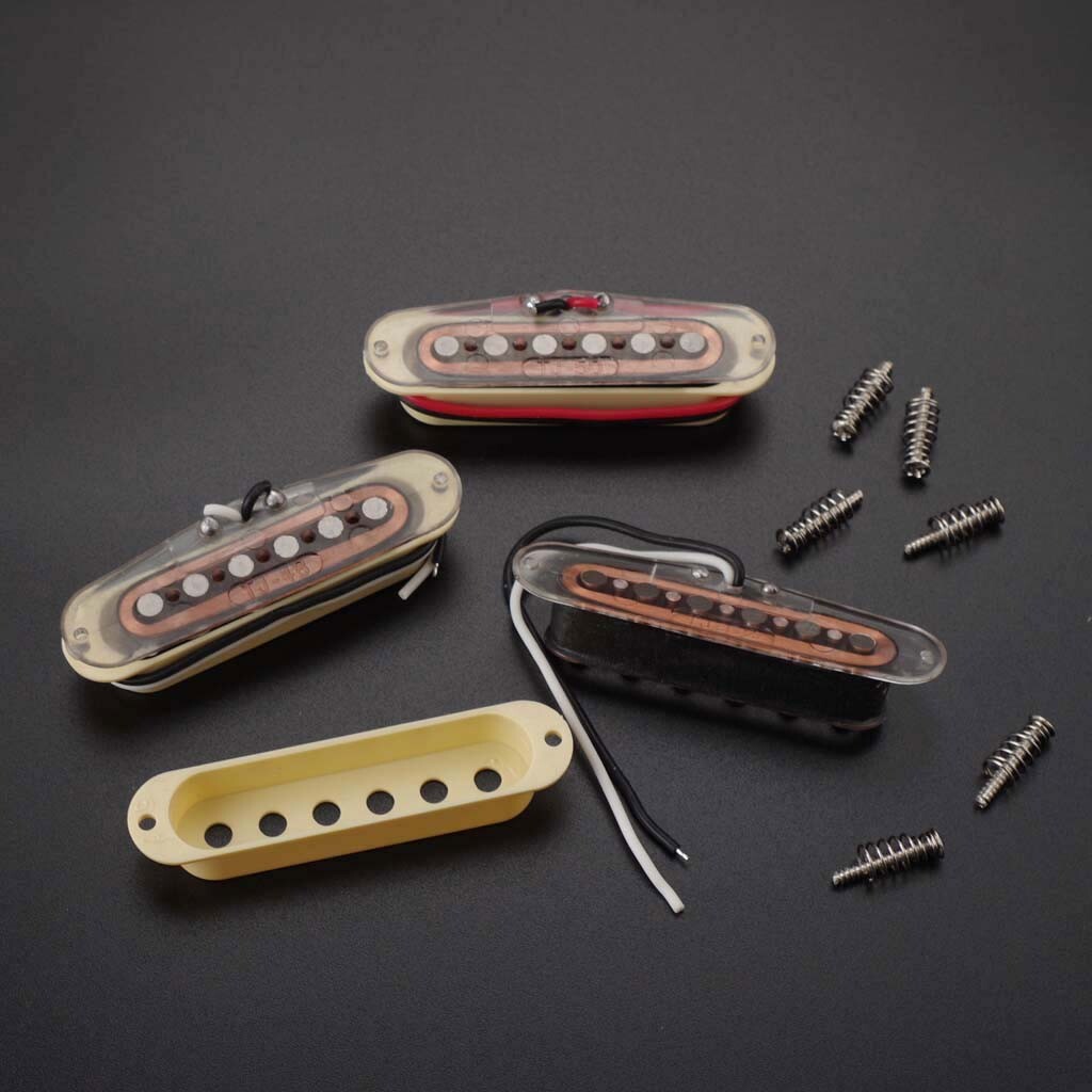 Genuine Alnico 5 Single Coil Pickups SSS Guitar Neck Middle Bridge Sets for ST