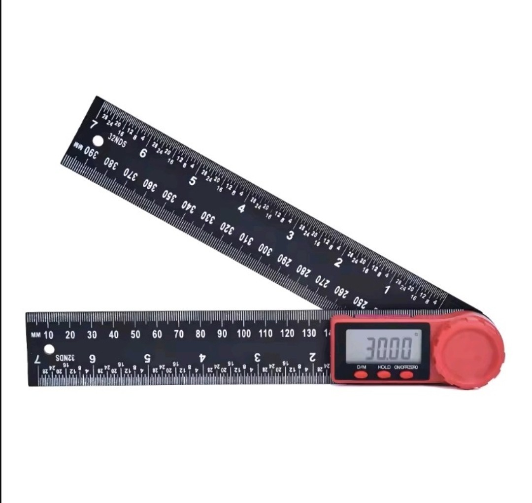 1 Digital Goniometer 200mm Lock Angle Measurement Ring Ruler (Foreign Shipping
