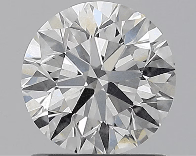 Lab Grown Diamond 6Ct CVD Round Cut VVS1 Clarity Grade Certified Natural D Color