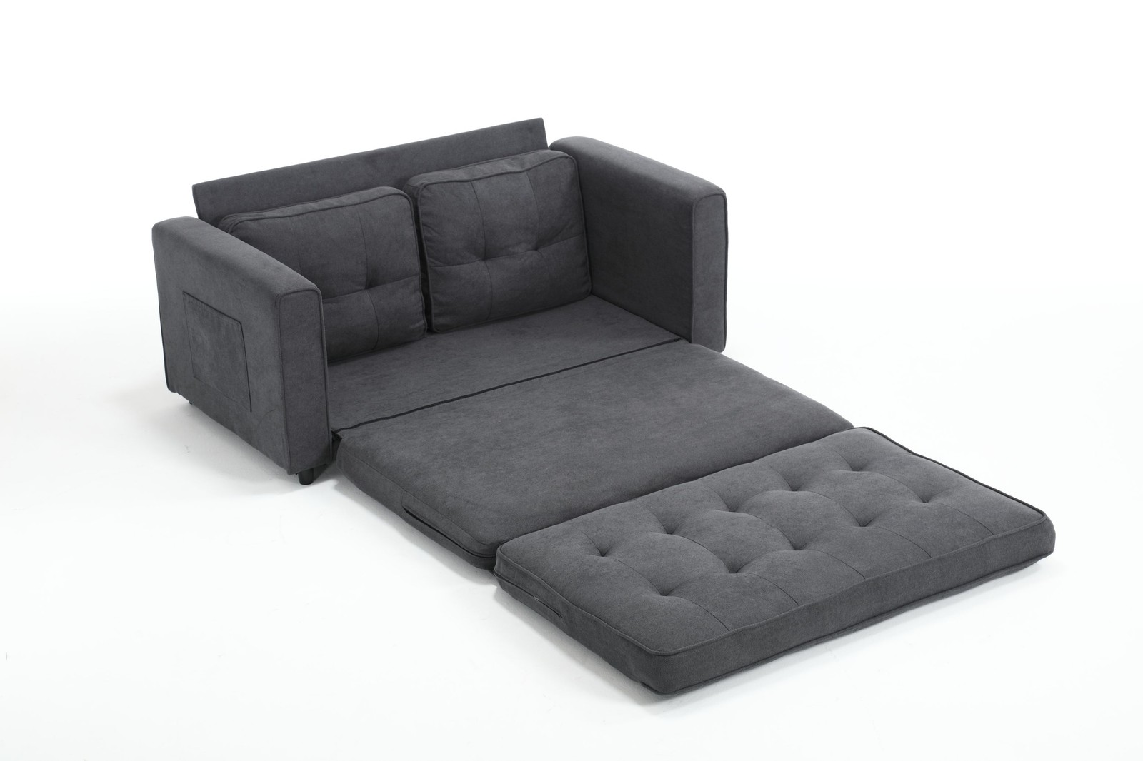 3 Fold Sofa,Convertible Futon Couch sleeper sofabed,Space saving loveseat,Pull O