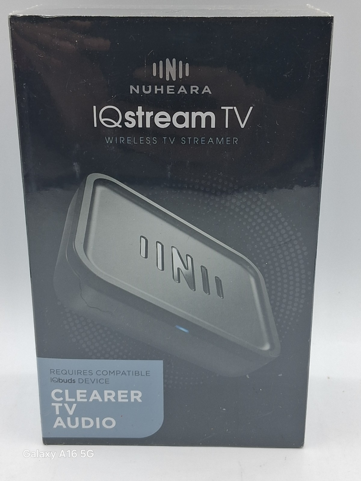 IQstream: TV Audio Streamer Hear TV Better by Nuheara Qualcomm aptX New Sealed