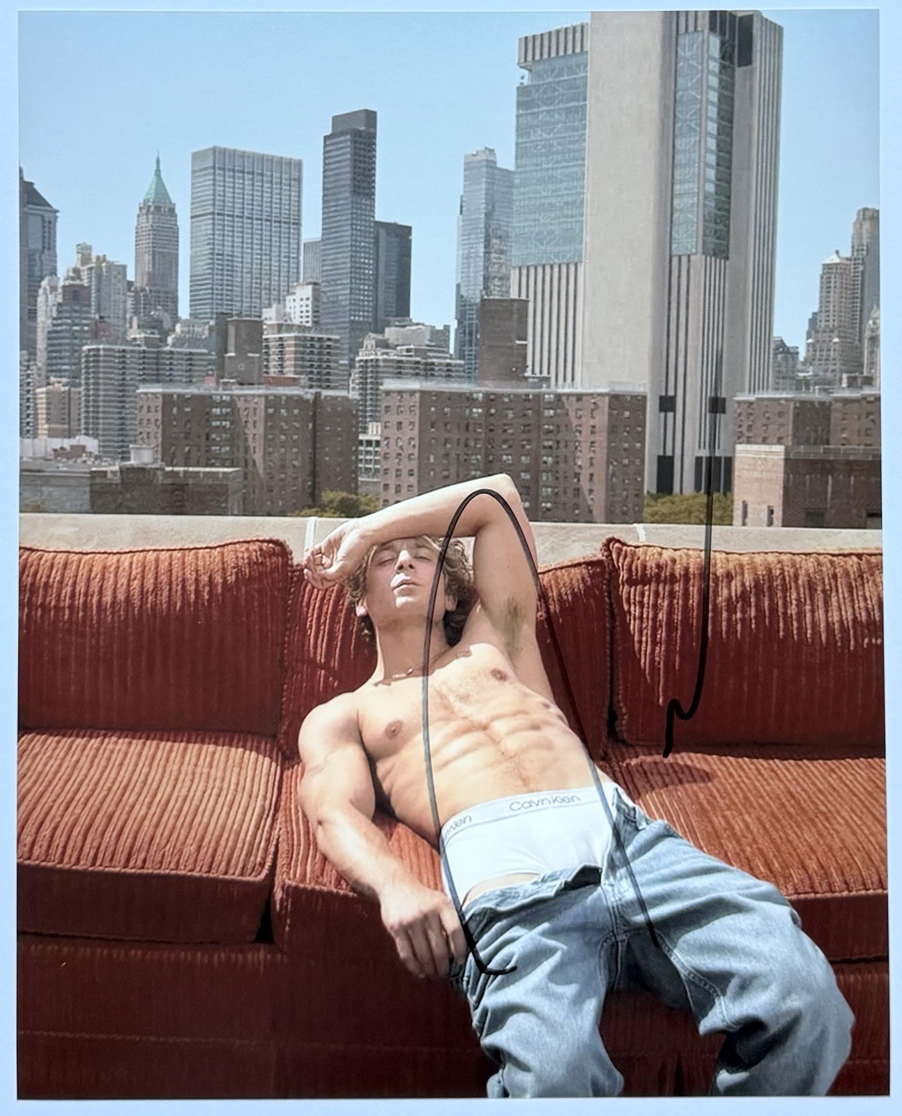 Jeremy Allen White Signed In Person 8x10 Photo - The Bear Shameless Springsteen