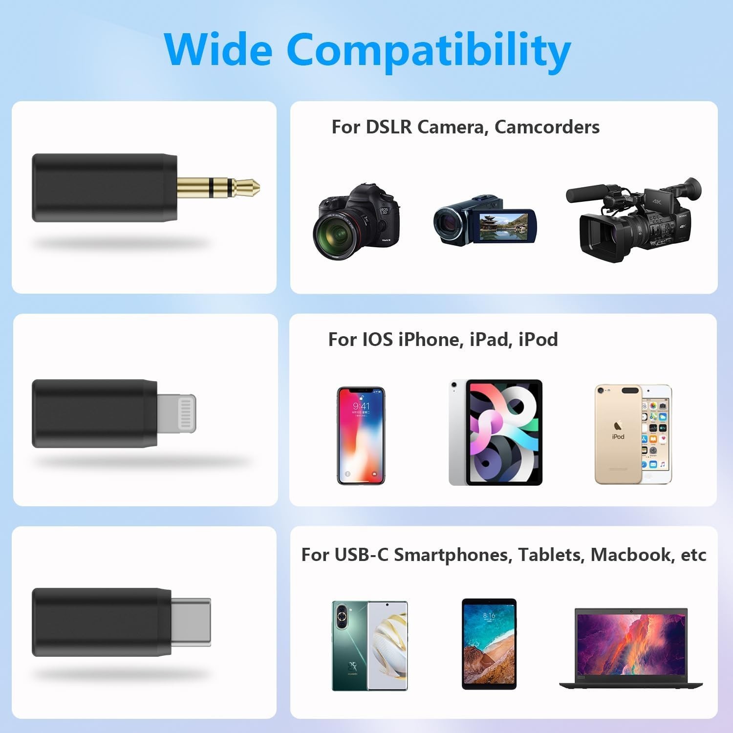 BOYA BOYALINK Wireless Lavalier Microphone for iPhone Android Smartphone Camera