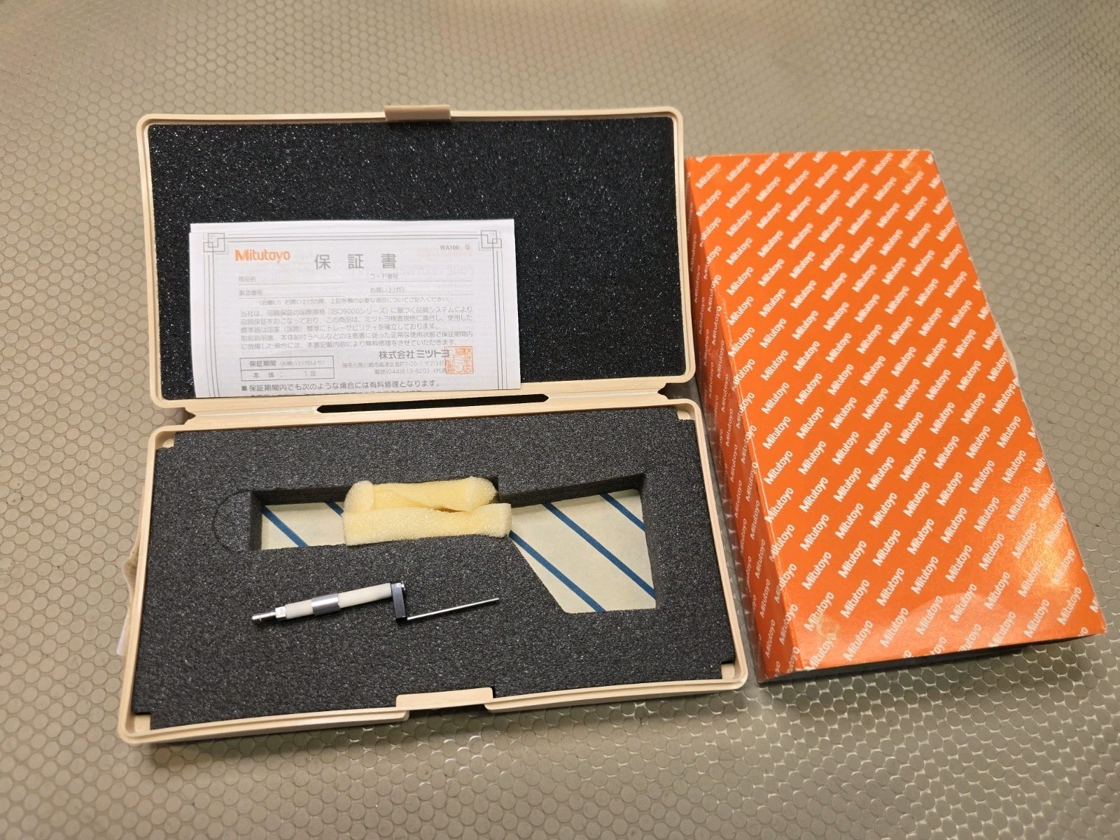 NEW Mitutoyo 12AAD556 Small Hole Stylus Probe Accessory 60 Cone Diamond