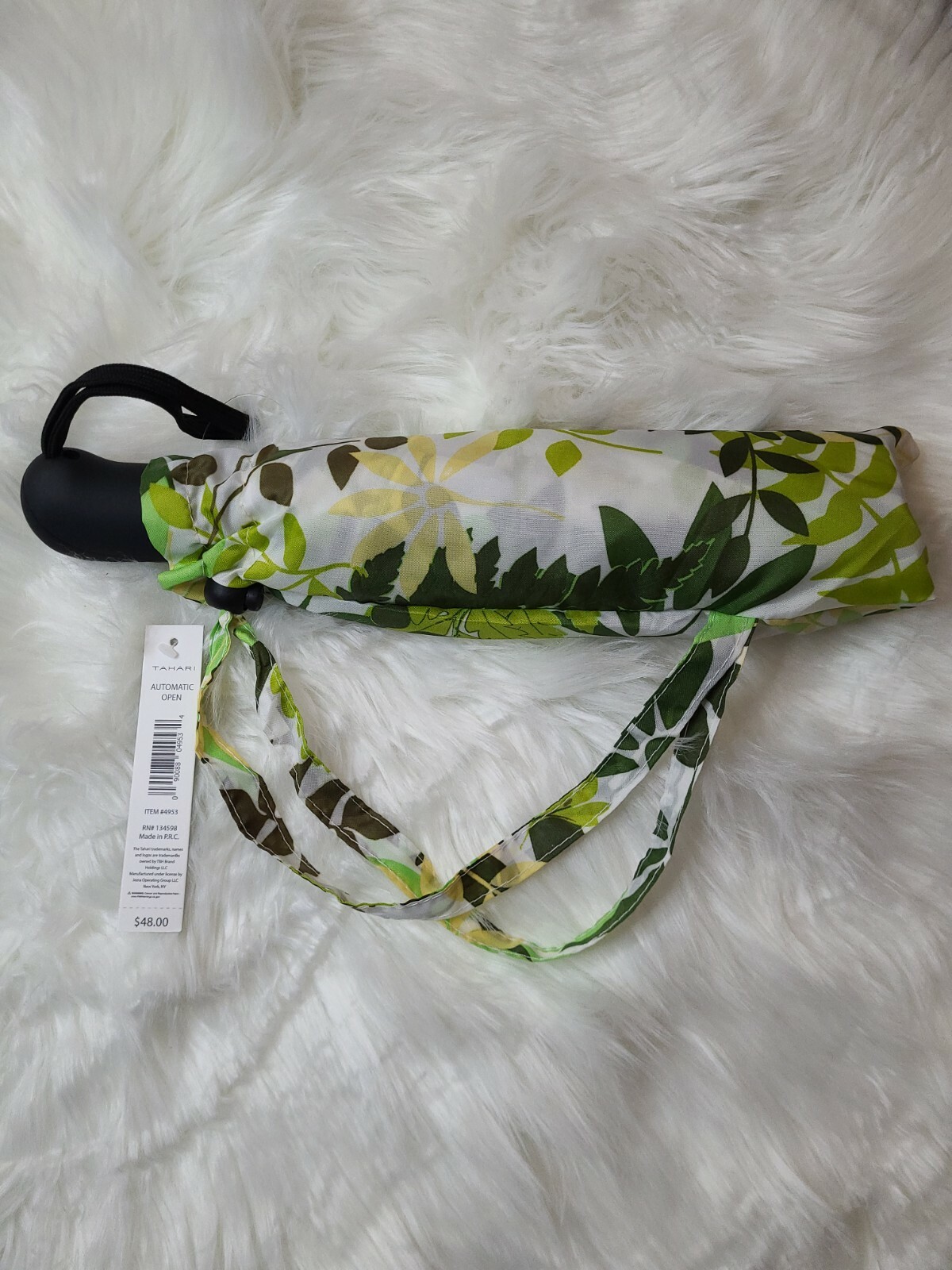NEW Tahari Automatic Open Umbrella #4953 NWT