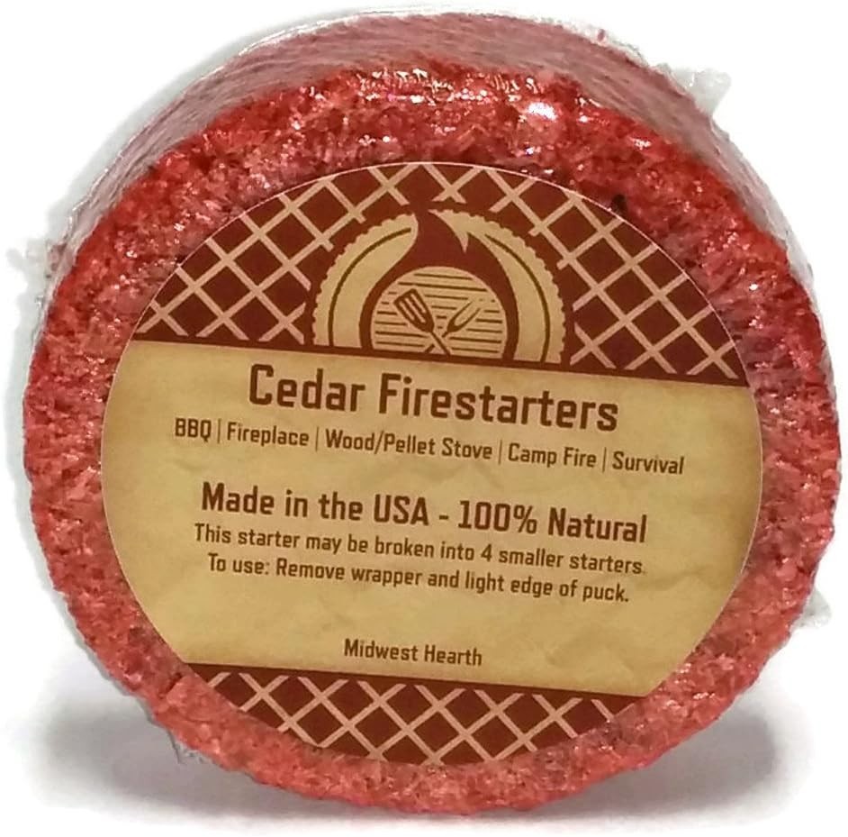 Cedar Fire Starters 36 Pack - Up to 144 Fires