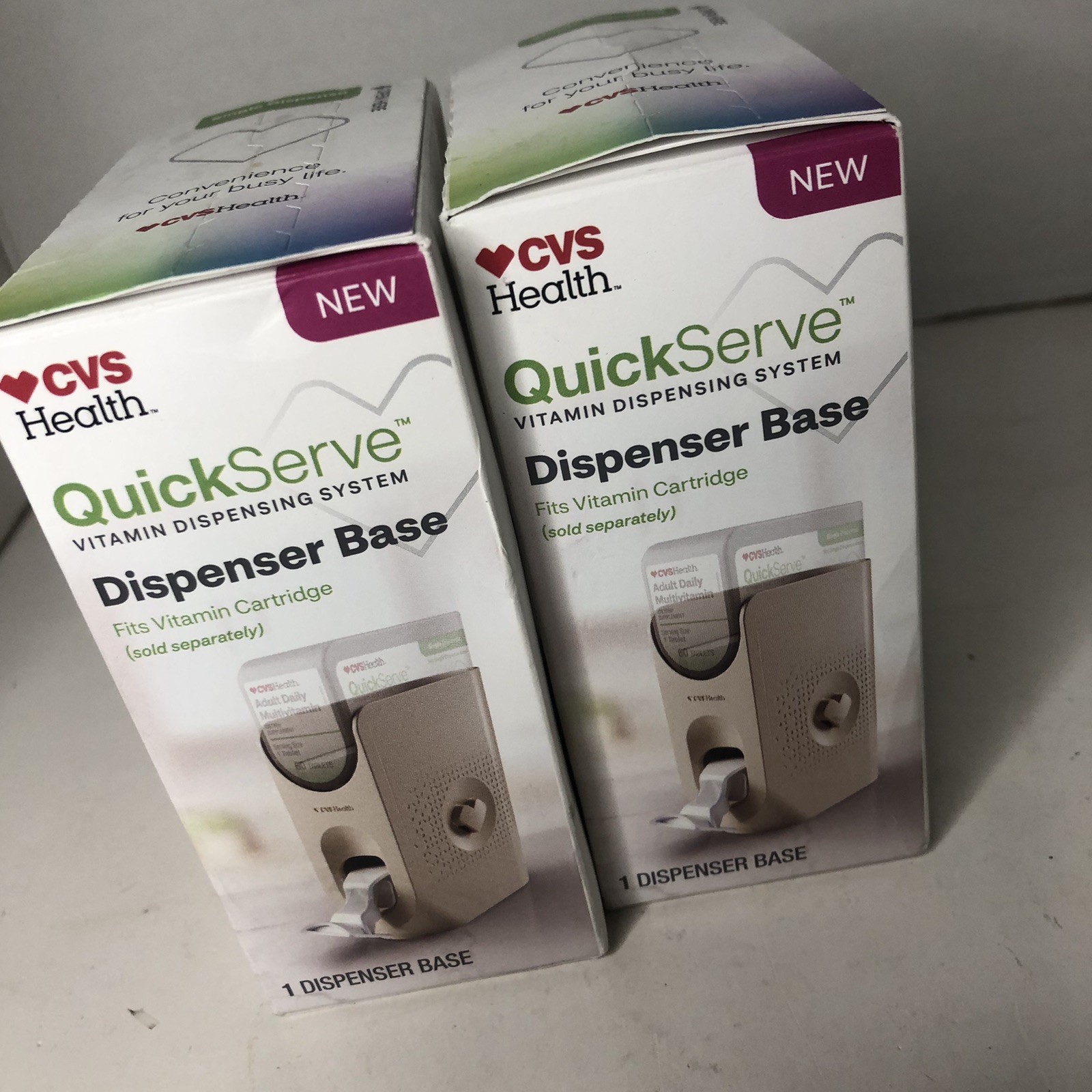 QuickServe Vitamin Dispenser System Dispenser Base Lot of 2