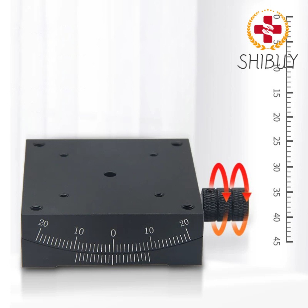 X-Axis Angle Tilt Stage GFG60×60 Adjustment Sliding Table for Leveling Alignment