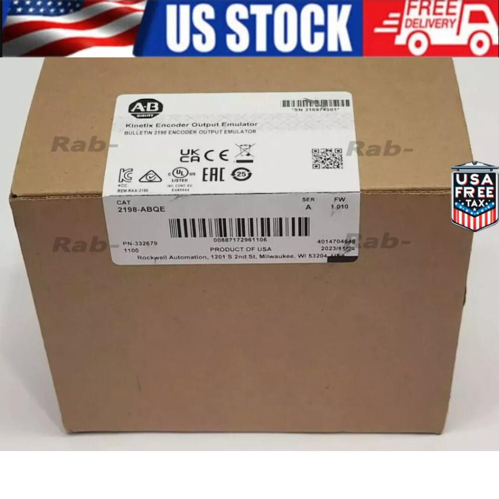 New Sealed AB 2198-ABQE / A Kinetix Output Encoder Emulator EtherNet/IP